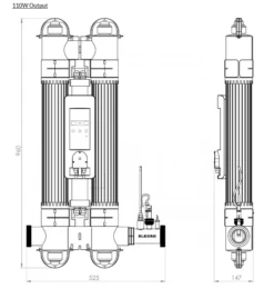 Elecro Quantum UV System -Pool Perfect Shop 110w quantum dimensions