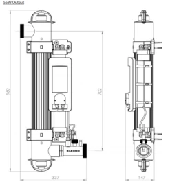Elecro Quantum UV System -Pool Perfect Shop 55w quantum dimensions