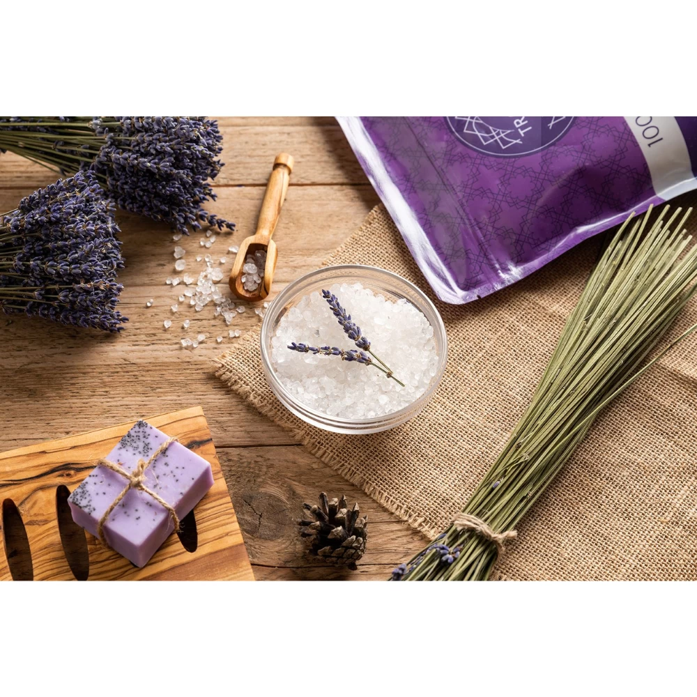 Tranquil Spa Sea Salts - Lavender 1kg 3 Tranquil Spa Sea Salts - Lavender 1kg - Image 3
