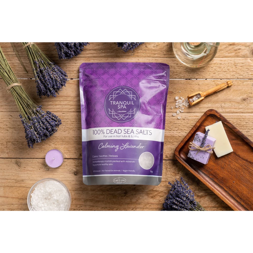 Tranquil Spa Sea Salts - Lavender 1kg 4 Tranquil Spa Sea Salts - Lavender 1kg - Image 4