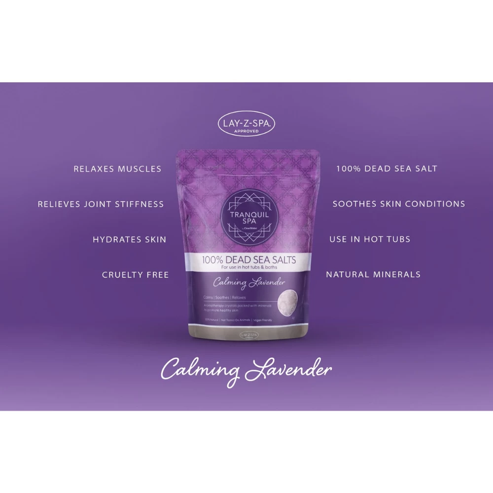 Tranquil Spa Sea Salts - Lavender 1kg 5 Tranquil Spa Sea Salts - Lavender 1kg - Image 5