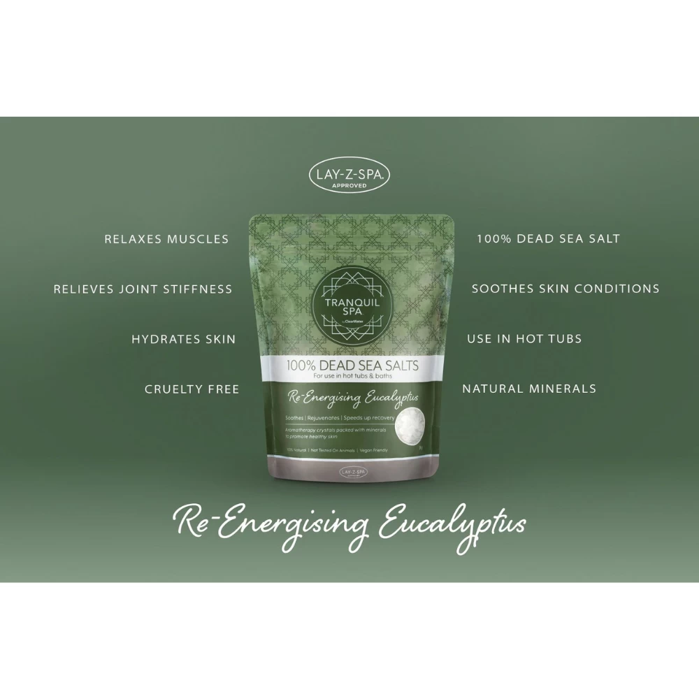 Tranquil Spa Sea Salts - Eucalyptus 1kg 5 Tranquil Spa Sea Salts - Eucalyptus 1kg - Image 5