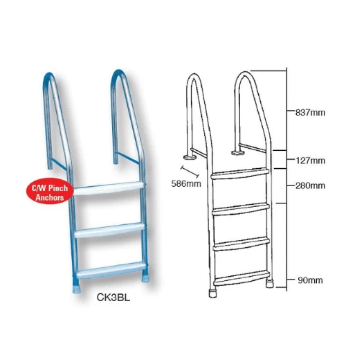 1.5"/38mm Ladders For Liner Pools 2 1.5"/38mm Ladders For Liner Pools - Image 2