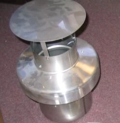 Certikin Oil Heater Indoor Vertical Balanced Flue Adapter / Terminal