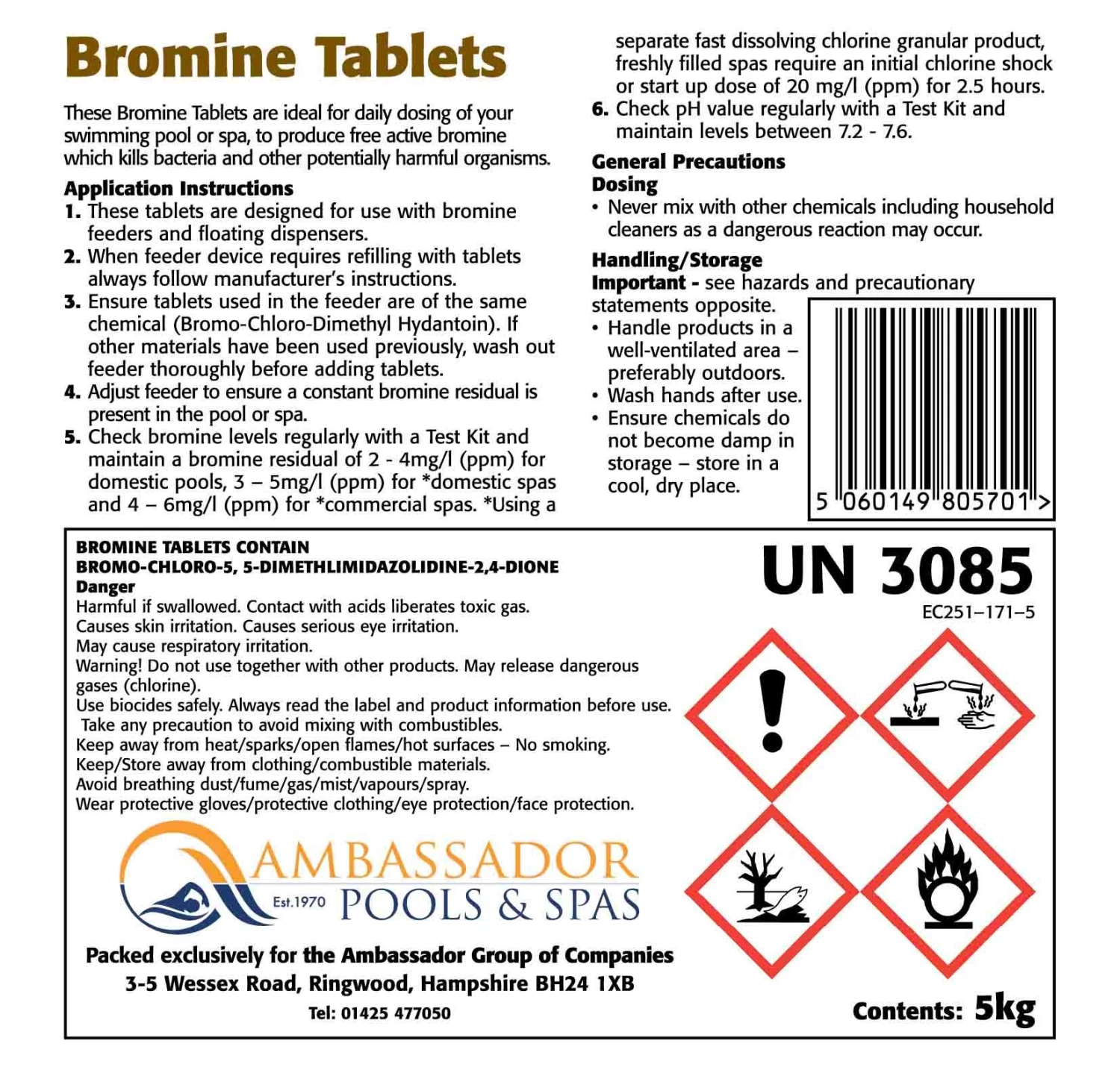 Bromine Tablets 2 Bromine Tablets - Image 2