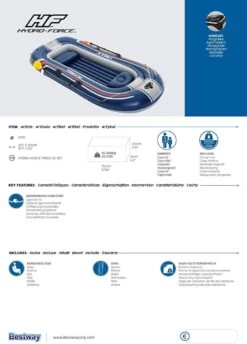 HydroForce - Treck X3 Raft -Pool Perfect Shop q14
