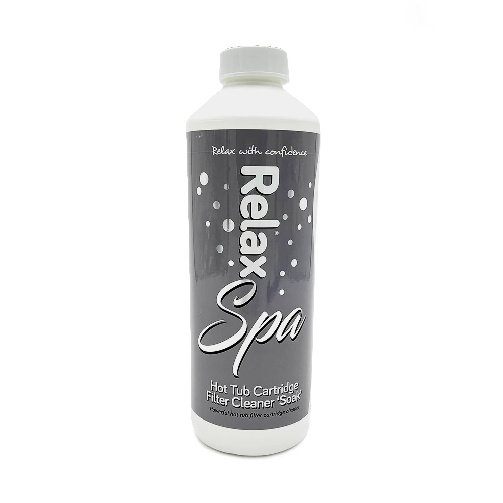Relax - 1 Litre Spa Filter Cartridge Cleaner Soak 1 Relax - 1 Litre Spa Filter Cartridge Cleaner Soak