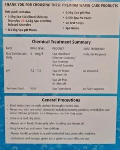 Ambassador Spa Chlorine Care Kit 5 Ambassador Spa Chlorine Care Kit -Pool Perfect Shop spa kit 3