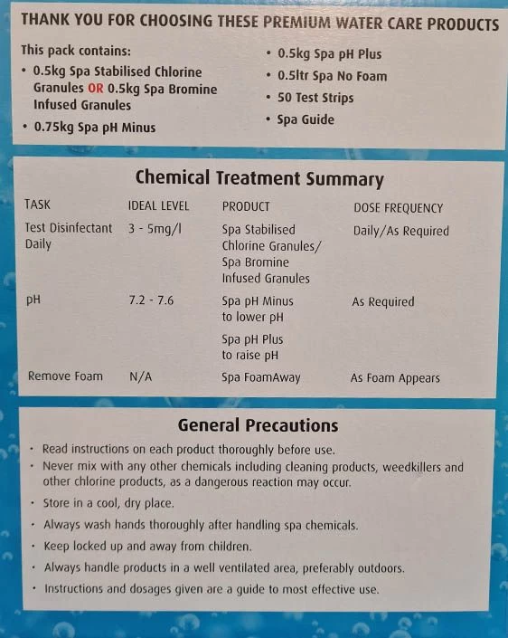 Ambassador Spa Chlorine Care Kit 3 Ambassador Spa Chlorine Care Kit - Image 3