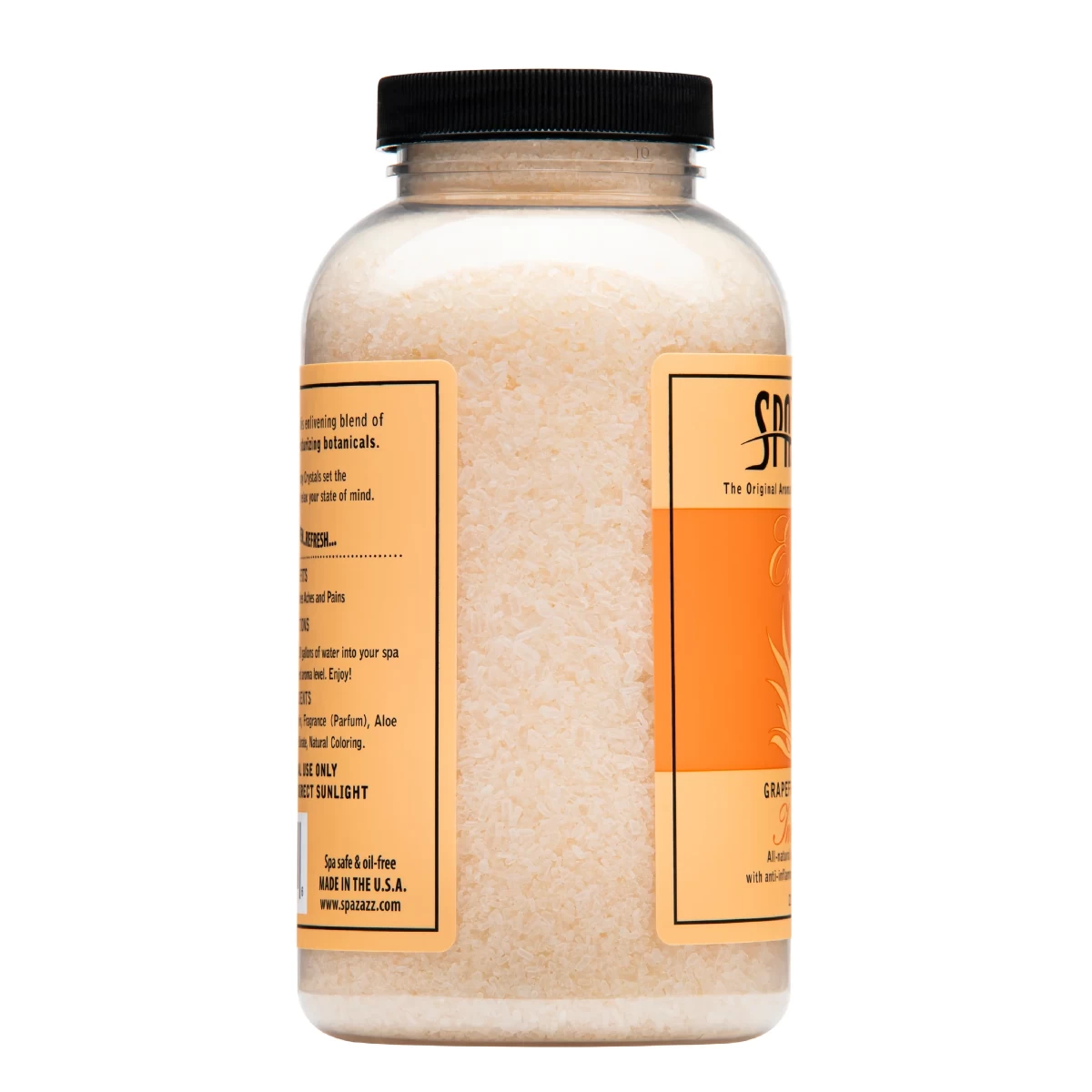 Spazazz Escape Spa & Bath Crystals -Grapefruit Orange 22oz 3 Spazazz Escape Spa & Bath Crystals -Grapefruit Orange 22oz - Image 3