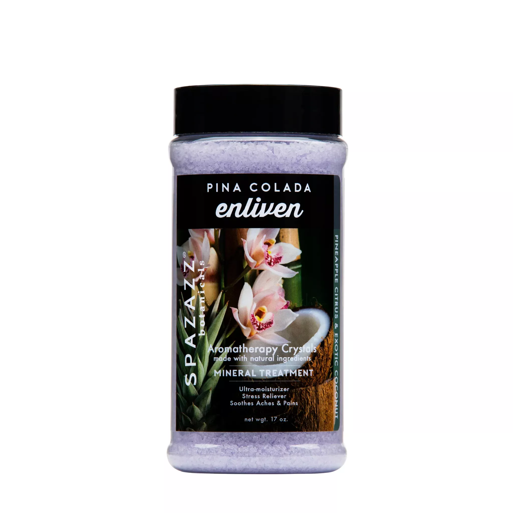 Spazazz Spa & Bath Crystals - Piña Colada 17oz 1 Spazazz Spa & Bath Crystals - Piña Colada 17oz