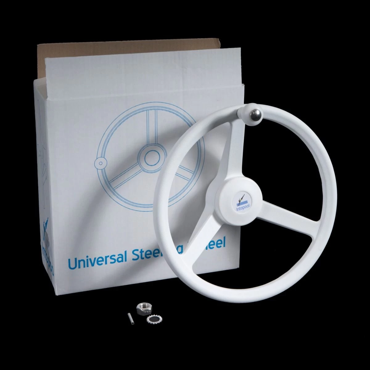 Heavy Duty Universal Replacement Reel Handle With Nut And Split Pin - Fits Slidelock, Supreme, Monico 1 Heavy Duty Universal Replacement Reel Handle With Nut And Split Pin - Fits Slidelock, Supreme, Monico