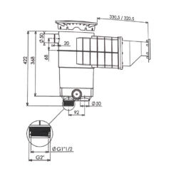 Weltico A800 Skimmer - Liner/Concrete -Pool Perfect Shop superpool skimmer min